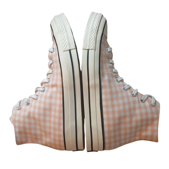 NEW Converse Checkered High-Top Sneakers - Picture 2 of 11